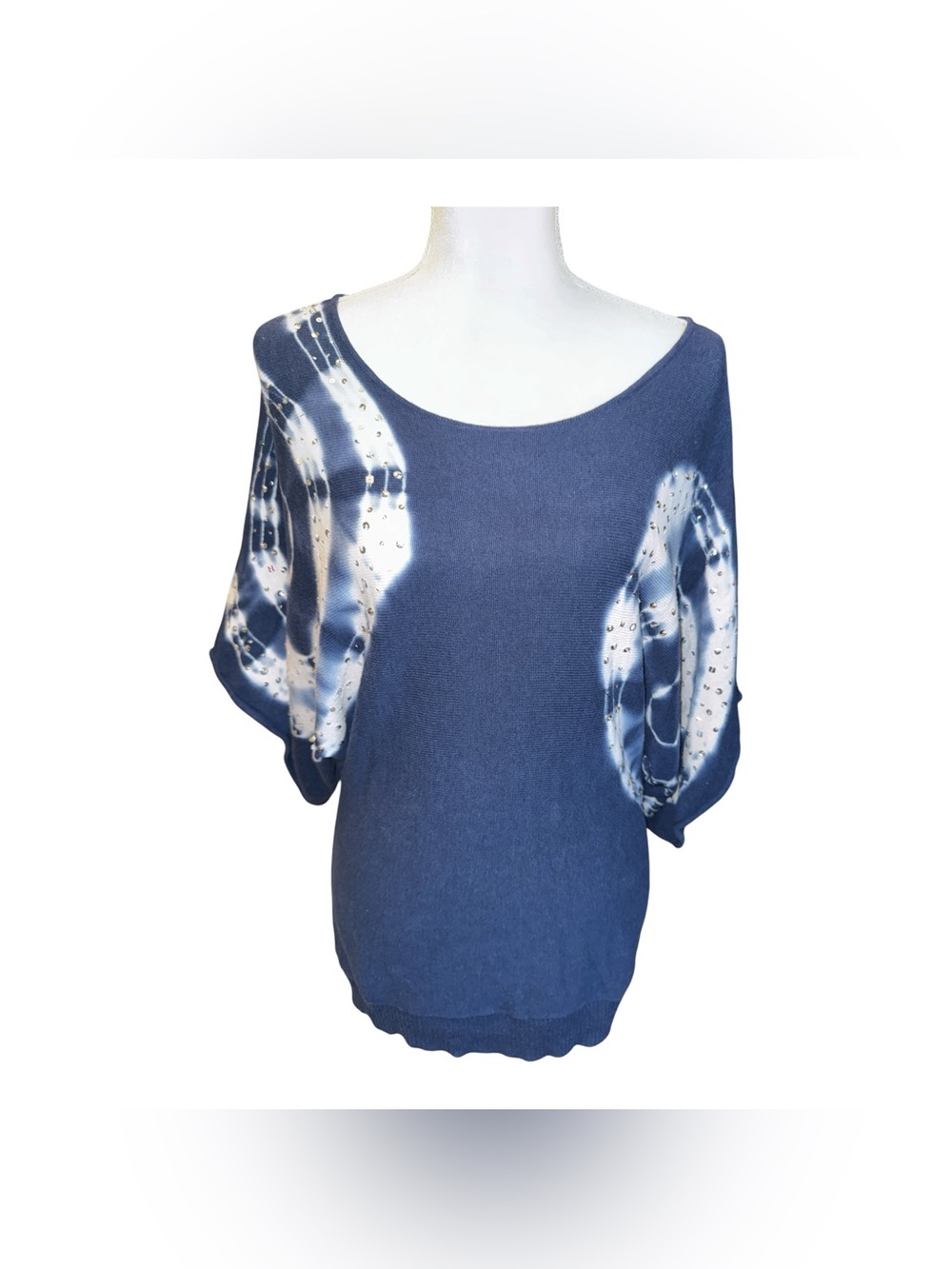 INC International Concepts Tie-Dye Batwing Sweater- Medium #75